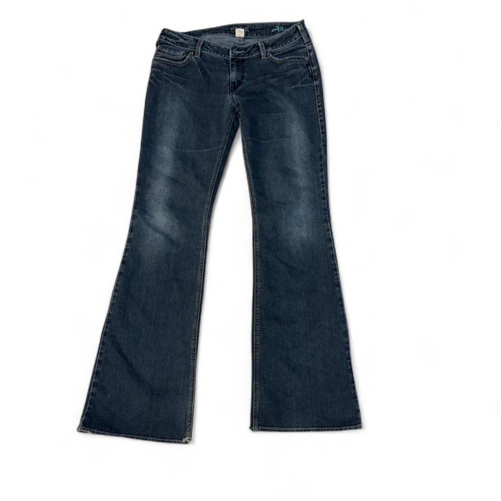 Silver Jeans Aiko Dark Wash Bootcut Jeans Size 31x35 | Mid Rise Stretch‎ Denim